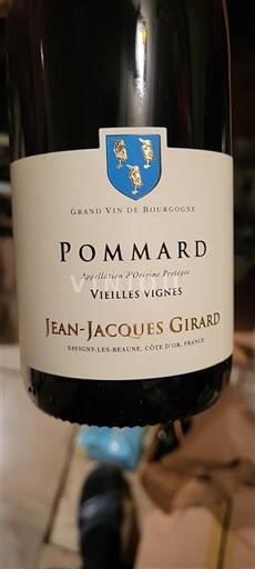 Borgoña Pommard Jean-Jacques Girard Vieilles Vignes 2023