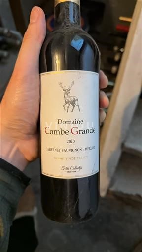 Linguadoca e Rossiglione Paese d'Oc Domaine Combe Grande Cabernet Sauvignon - Merlot 2020