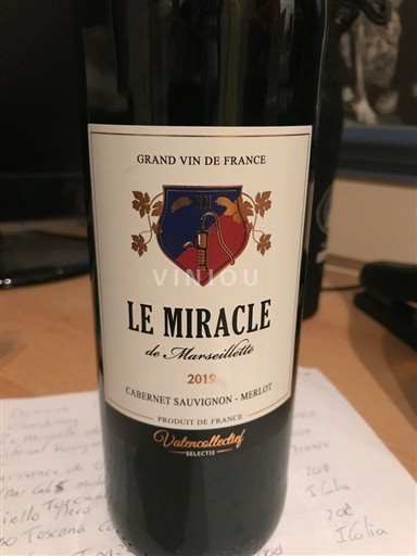 Vale do Loire Chinon Vignobles Canet Le Miracle de Marseillette 2019