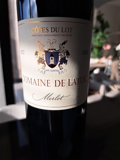 Southwest Côtes du Lot Château Latuc Merlot 2022