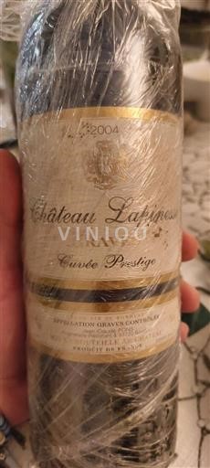 Bordeaux Graves Château Lapinesse Prestige 2004