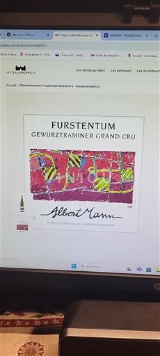 Alsazia Non specificato Grand Cru Albert Mann Furstentum 2022