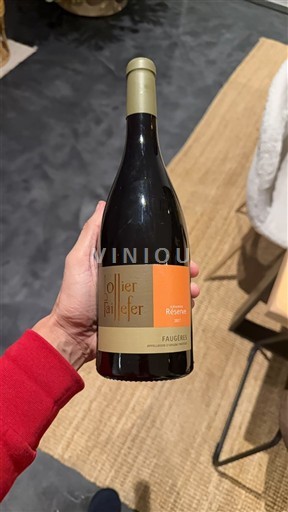 Langvedok Faugères Collier fait le fer Grande Réserve 2017