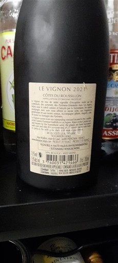 Roussillon Côtes du Roussillon Le Vignon 2021