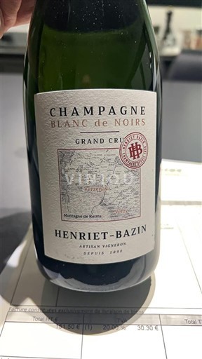 Šampanja Šampanjec Grand Cru Henriet-Bazin Blanc de Noirs Grand Cru Neleten.
