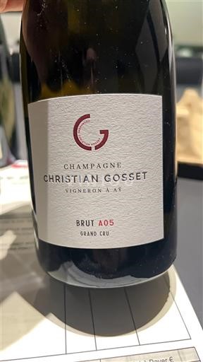 Champagne Grand Cru Christian Gosset Brut A05 Ikke årgangsbestemt