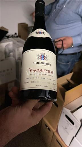 Rhônen laakso Vacqueyras Aimé Arnoux Sélection Parcellaire 2022