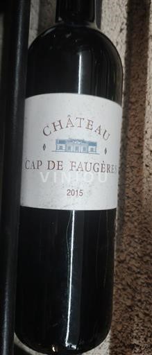 Burdeos Castillon-costas-de-burdeos Château Cap de Faugères 2015