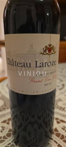 Bordeaux Saint-Émilion Grand Cru Grand Cru Château Laroze 2012