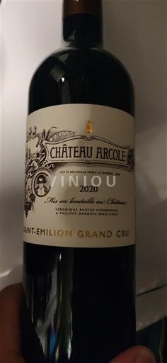 Burdeos Saint-Émilion Gran Cru Château Arcole 2020
