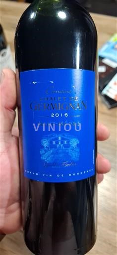 Bordeaux Haut-Médoc Chalet de Germignan 2016