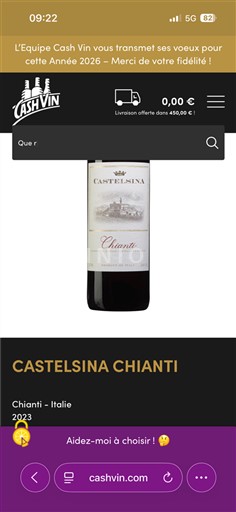 Toscane Chianti Castelsina 2023