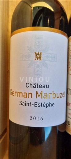 Burdeos Saint-Estèphe Château German Marbuzet 2016