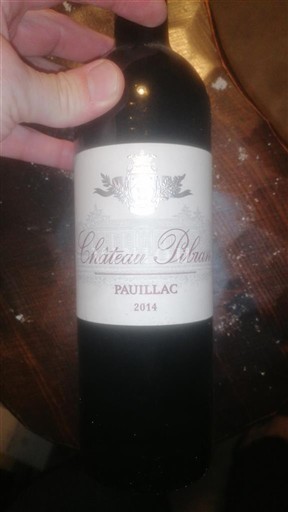 Bordeaux Pauillac Château Pibran 2014