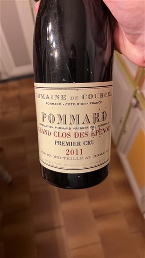 Burgundi Pommard Premier Cru Domaine Courcel Grand Clos des Epenots 2011