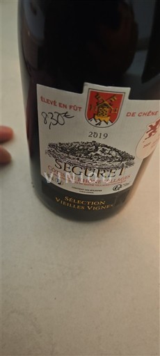 Rona dolina Ni doloceno Séguret Sélection Vieilles Vignes 2019