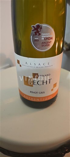 Alsacia Château Bernard Becht Authentique 2020