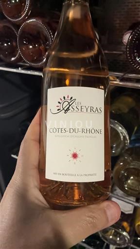 Rhônen laakso Côtes-du-rhône Les Asseyras 2021