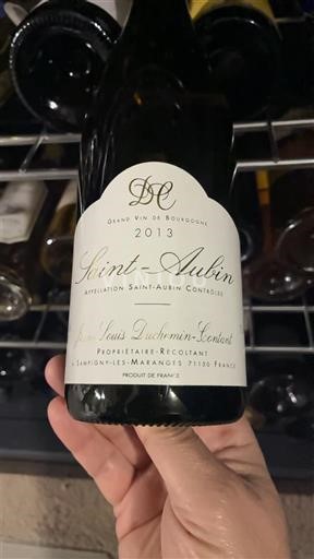 Burgundy Saint-Aubin Domaine Louis Duchemin-Lentour 2013