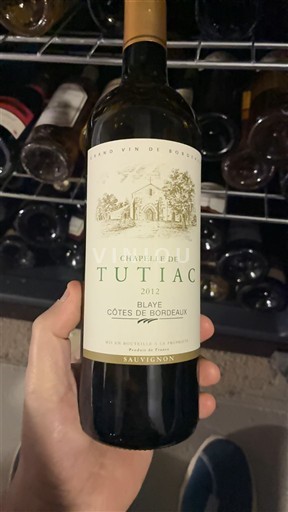 Bordeaux Blaye-côtes-de-bordeaux Tutiac Chapelle de Tutiac 2012