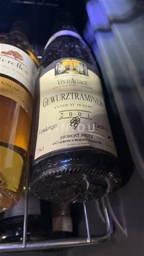 Alsace Vendanges Tardives Hubert Metz St. Hubert 2001