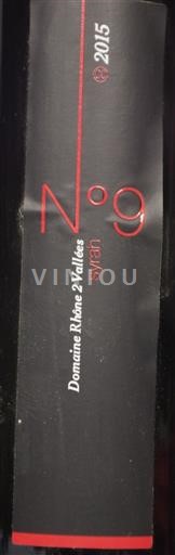 Vallée du Rhône Domaine Rhône 2 Vallées N°9 Syrah 2015