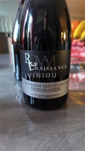 Rhônen laakso Côtes-du-rhône Domaine Mas St-Jean Renaissance Ei vuosikertaa
