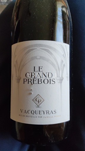 Rhônen laakso Vacqueyras Le Grand Prèbois 2021