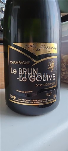 Champagne Le Brun-Le Gouive la Réserve Ikke årgangsbestemt