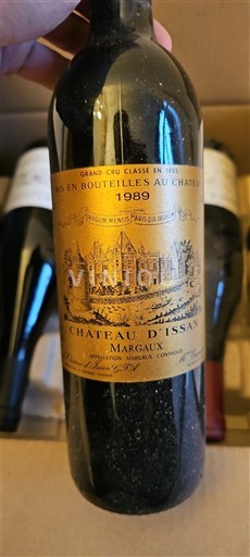 Bordeaux Margaux Grand Cru Château Issan 1989