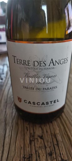 Languedoc in Roussillon Dolina paradiža Cascatel Terre des Anges Vieilles Vignes 2022