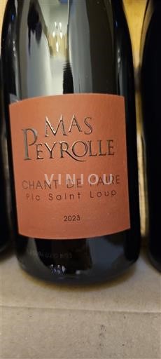 Languedoque Pic-saint-loup Mas Peyrolle Chant de l'Aire 2023