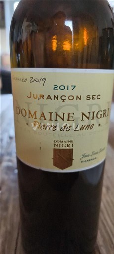 Lounais-Ranska Jurançon Domaine Nigri Pierre de Lune 2017