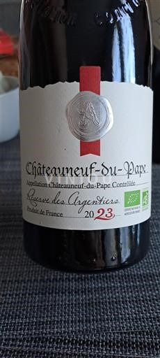 Rhônen laakso Châteauneuf-du-Pape Domaine Armenier Réserve des Argentiers 2023