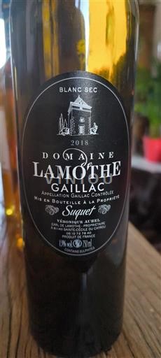 Tây Nam Gaillac Domaine Lamothe Suquet 2018
