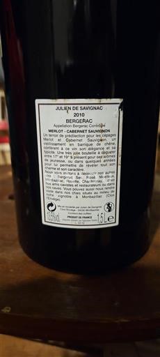 Tây Nam Bergerac Julien de Savignac 2010