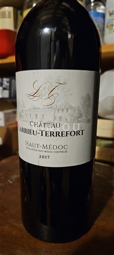 Bordeaux Haut-Médoc Château Larrieu-Terrefort 2017