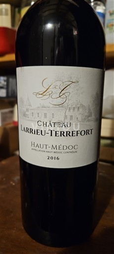Bordeaux Haut-Médoc Château Larrieu-Terrefort 2016