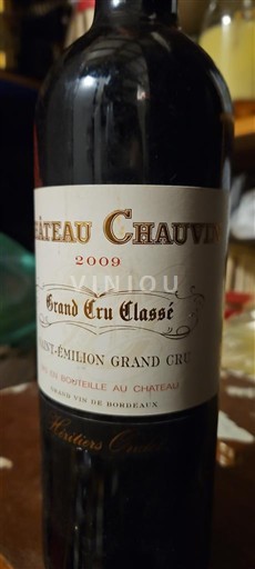 Bordeaux Saint-Émilion Grand Cru Grand Cru Classé Château Chauvin 2009