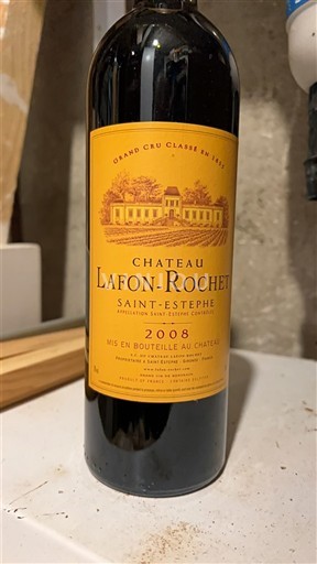 Bordeaux Saint-Estèphe Grand Cru Lafon-Rochet 2008