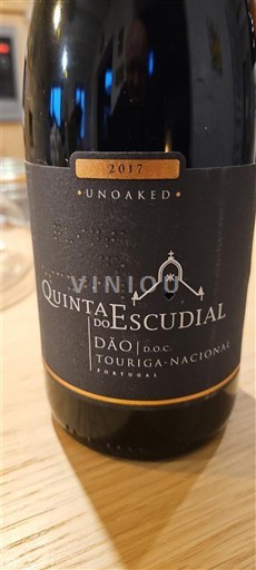 Portugal Dão Quinta do Escudial Touriga Nacional Unoaked 2017