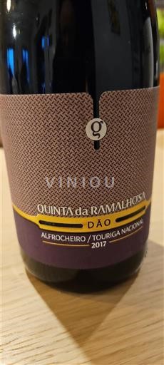 Bồ Đào Nha Dão Quinta da Ramalhosa Alfrocheiro / Touriga Nacional 2017