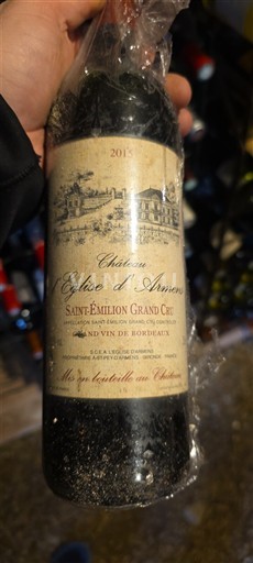 Bordeaux Saint-Émilion Grand Cru Grand Cru Château L'Église d'Armens 2015