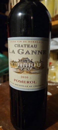 Bordeaux Pomerol Château La Ganne 2010
