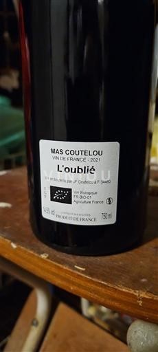 Languedoc Not Specified Mas Coutelou L'oublié 2021