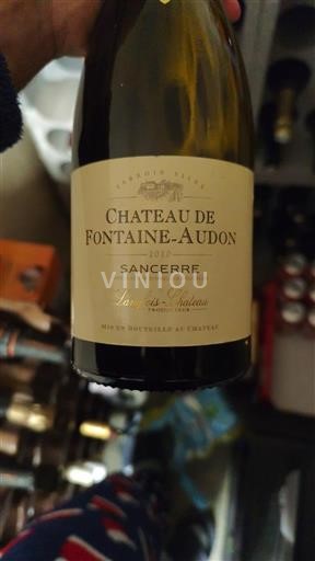 Údolí Loiry Sancerre Château Fontaine-Audon 2018