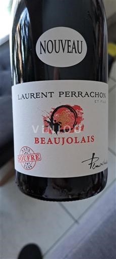 Beaujolais Laurent Perrachon et Fils Nouveau Sin añada