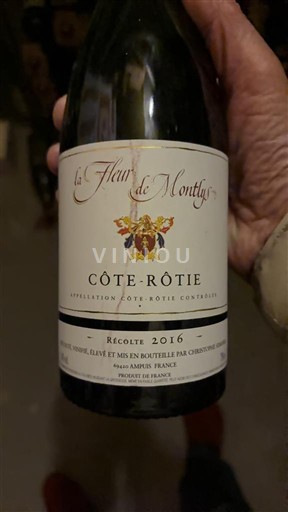 Rhône Valley Côte-Rôtie Christophe Semaska La fleur de Montlys 2016