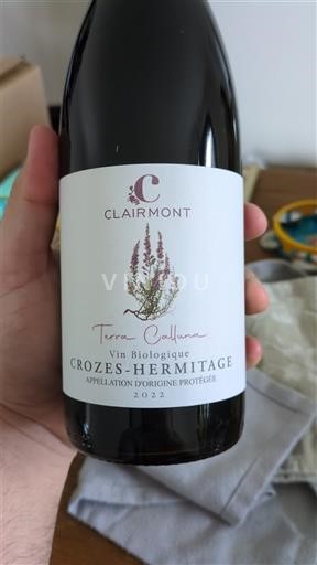 Rona dolina Crozes-hermitage Clairmont Terra Collina 2022