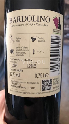 Vénétie Bardolino CIESESI S.C.A 2024